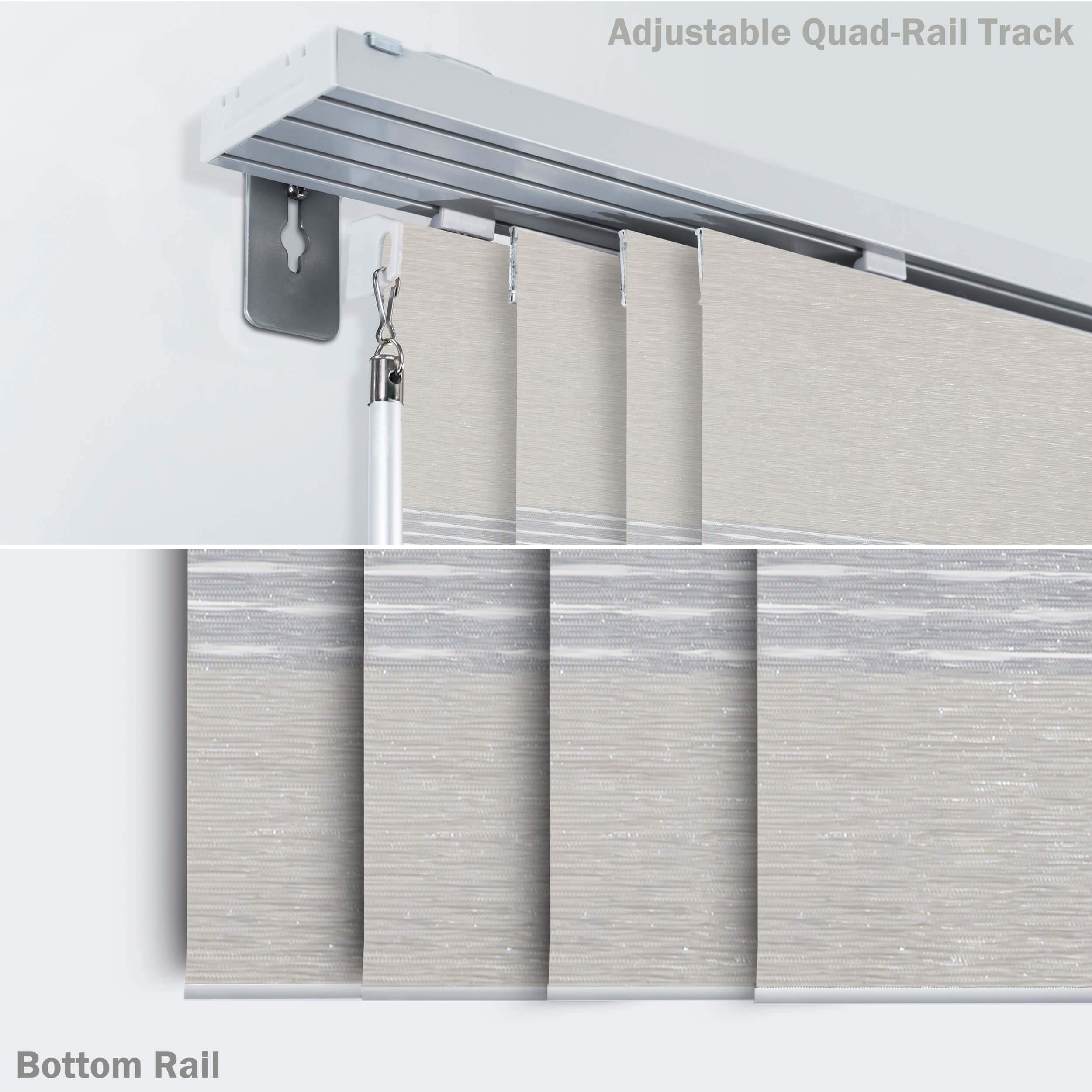 Adjustable Sliding Panels | Blackout | Ice River