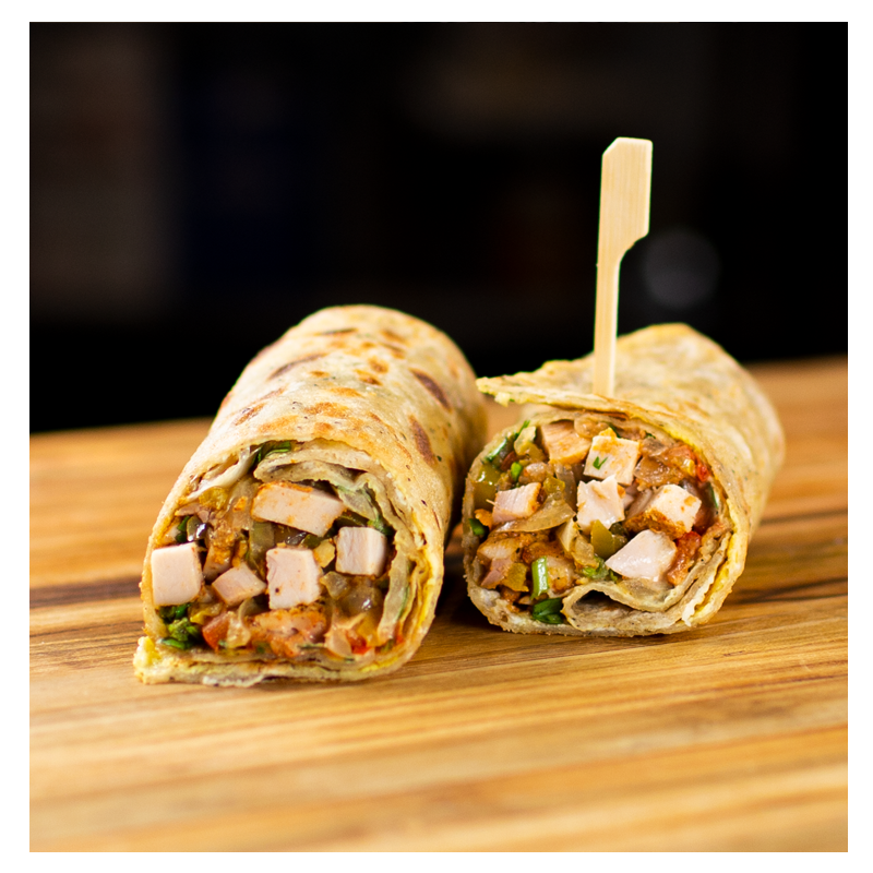 Butter Chicken Kathi Roll
