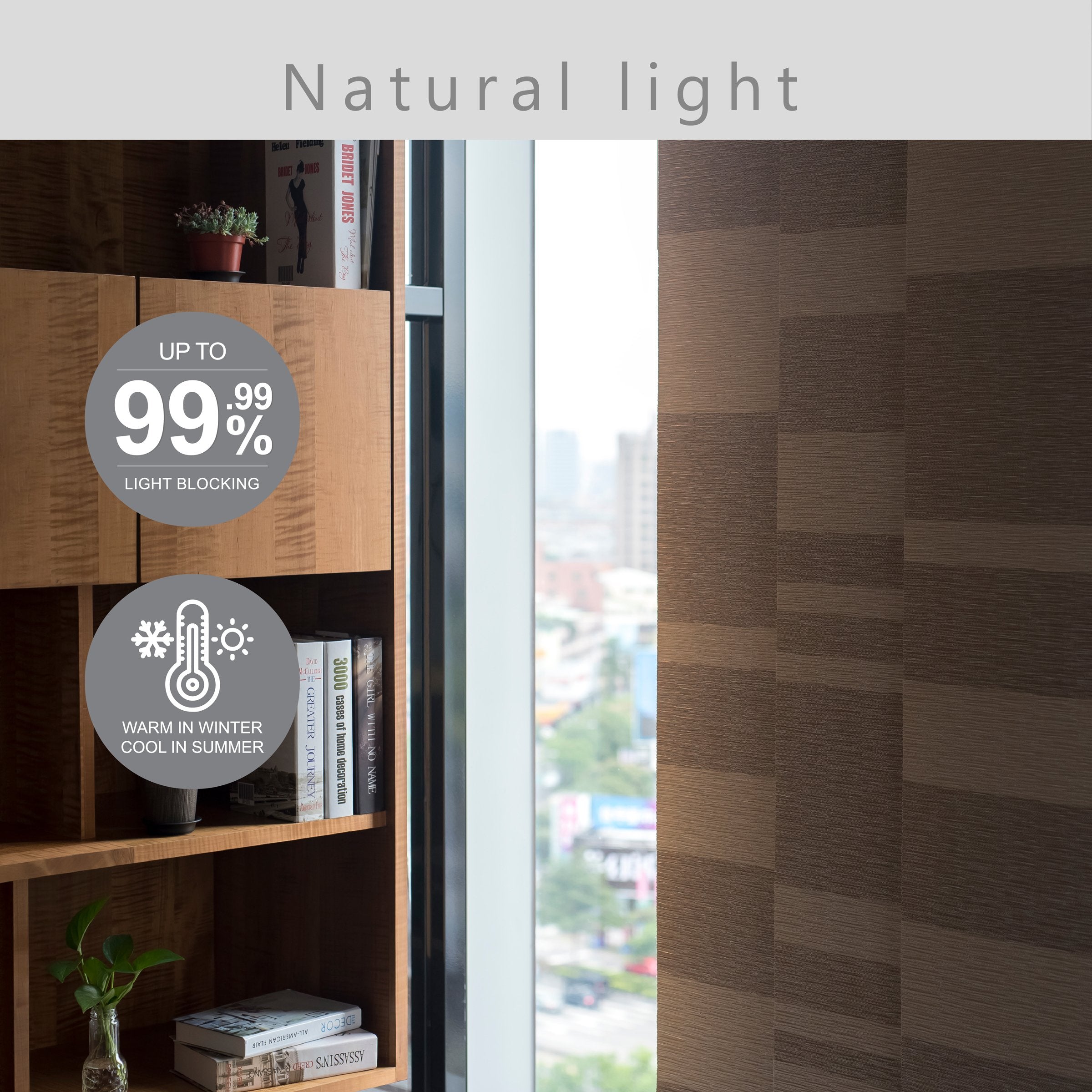 Adjustable Sliding Panels | Blackout | Wood - GoDear shop
