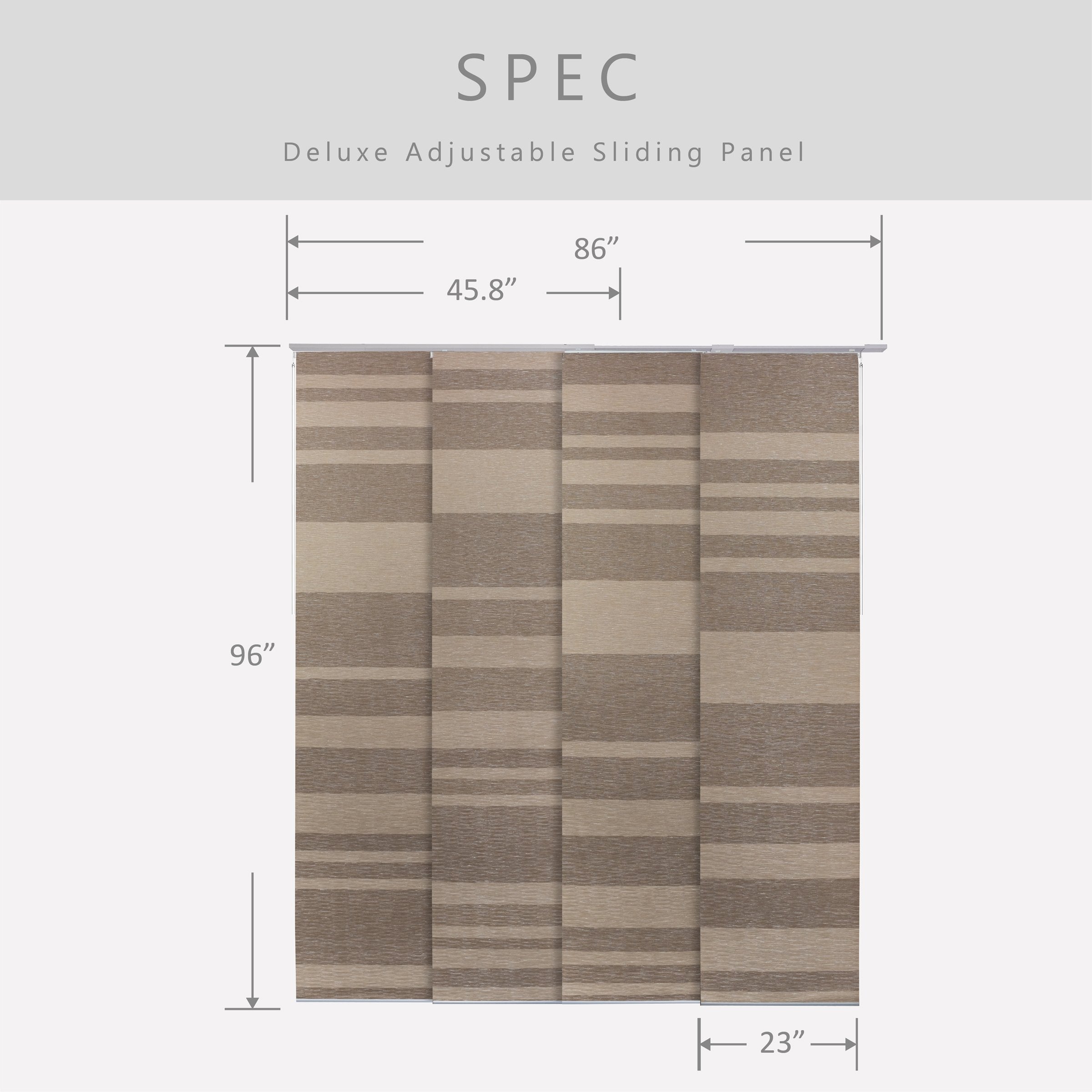 Adjustable Sliding Panels | Blackout | Wood - GoDear shop