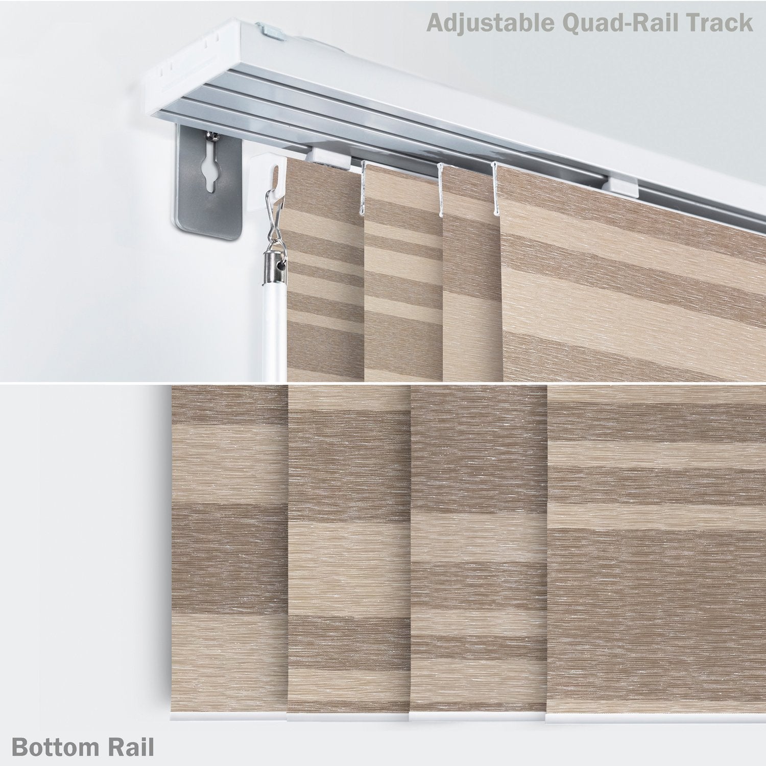 Adjustable Sliding Panels | Blackout | Wood - GoDear shop